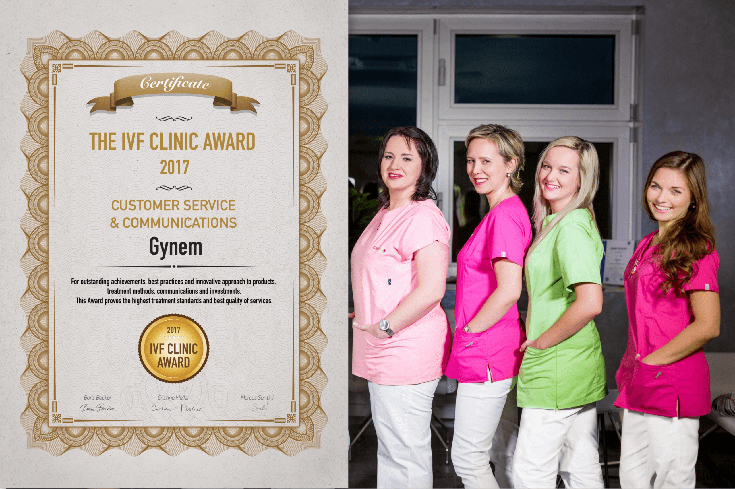 IVF-KLINIK AWARD 2017 – Gynem – kundservice och kommunikation